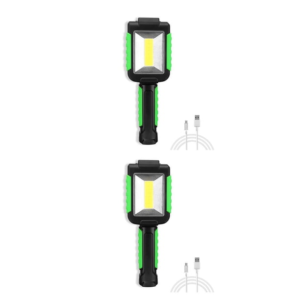 Eigraketly Luz de trabajo, lámpara de inspección de PC de alta potencia, luces brillantes recargables, linterna de reparación, USB, 3 modos, lámpara de Type1 NO1