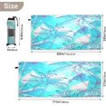 thumbnail image 3 of Dreamtimes Microfiber Beach Towel,Flower Super Absorbent Sport Towel with Pouch,Quick Dry Pool Towels Pool Blanket for Swimming,Picnic,Yoga Gym 31x71in, 3 of 7