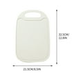 thumbnail image 2 of AuroraX Non Toxic Cutting Board with Grip Juice Grooves Plastic Large Cutting Board for Kitchen Durable Beige Easy Clean Chopping Boards for Meat Vegetables Fruits Cheese Knife Friendly, 2 of 6