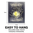 thumbnail image 6 of Silver Buffalo Harry Potter Marauders Map Gold and Black 11" x 14" Lenticular Modern Wall Art, 6 of 7