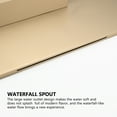 thumbnail image 4 of Cerypsa Single Handle Bathroom Waterfall Sink Faucet Brushed Gold, 4 of 7