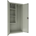 thumbnail image 6 of Lorell 4-shelf Steel Janitorial Cabinet 36" x 18" x 72" - 4 x Shelf(ves) - Hinged Door(s) - Locking System, Welded, Sturdy, Recessed Locking Handle, Durable, Removable Lock, Storage Space, Adjustable, 6 of 6