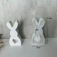 thumbnail image 2 of New Reusable Easter DIY Handmade Aromatherapy Silicone Candle Molds Silicone Moulds Gypsum Decoration Mold Rabbit S, 2 of 7