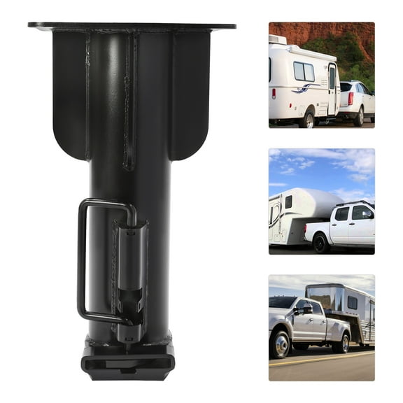 Camper RV Adapter Hitch, Adjustable Height 12-17 Inch, Direct Installation,  Q235 Steel, Protective Packaging for Safe Delivery