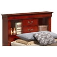 thumbnail image 6 of Glory Furniture Louis Phillipe Twin Storage Bed in Cherry, 6 of 6