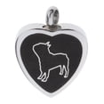 thumbnail image 1 of Colgantes conmemorativos para cenizas de mascotas (perros y gatos): urnas, joyas y colgantes para hombres y mujeres. Corazón, 1 of 7