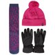 thumbnail image 1 of Regatta - Set de Guates de Esquí Diseño Estampado de Leopardo para Niños/Niñas (Rosa Frambuesa) Regatta UTRG6457_raspberryrose, 1 of 1