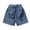 Z-03Blue, variant on Ruyang Girls Baggy Jeans Shorts Y2k Hip Hop Streetwear Denim Shorts Unisex Kid Vintage Fashion Bermuda Jorts Star Embroidery Clothes
