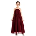 thumbnail image 2 of Ekidsbridal A-Line Ruffle Chiffon Flower Girl Dresses Birthday Party Gown Father Daughter Dance 192 8, 2 of 6