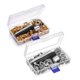 thumbnail image 5 of Kit de Ojales 100 Set Herramienta de Ajuste de Ojales Ojales de Metal con Caja de Almacenamiento para Calzado Ropa Artesanía de Cuero, Proyectos de Br 12 mm Baoblaze Ojal de ojal, 5 of 8