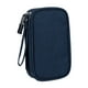 thumbnail image 2 of Organizador portátil para cables de viaje y accesorios. Bolsa de almacenamiento para cargadores. Azul marino grande, 2 of 9
