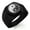 Black, variant on Stainless Steel Paisley Yin Yang Engraved Hexagon Crest Flat Top Biker Style Polished Ring