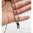 thumbnail image 3 of Collares de acero inoxidable para parejas JAMW Astronomía Astronauta Regalo del día de San Valentín Sencillez, 3 of 5