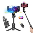 thumbnail image 1 of AOCHUAN Stabilisateur de Cardan pour Téléphone Intelligent, Cardan de Téléphone 4 en 1 avec Rotation à 360&Acirc;&deg; pour iPhone/Android Sefie Stick Trépied avec Réglage Auto Fac, 1 of 8