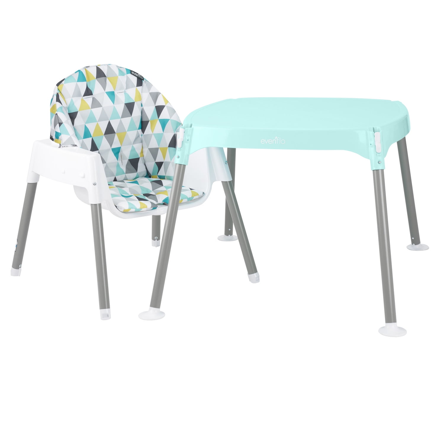 Evenflo - Brandclub - Evenflo Eat and Grow 4-in-1 Convertible High Chair,  Prism Triangles