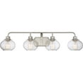 thumbnail image 1 of Quoizel Trilogy Luminaire de Coiffeuse à 4 Lumières en Nickel Brossé, 1 of 4