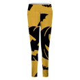 thumbnail image 4 of Halloween Yellow Leggings for Women Milk Silk Grinding High Waisted Tummy Control Yoga Pants for Workout Gym Black Leggings Plus Size Dance S, 4 of 5