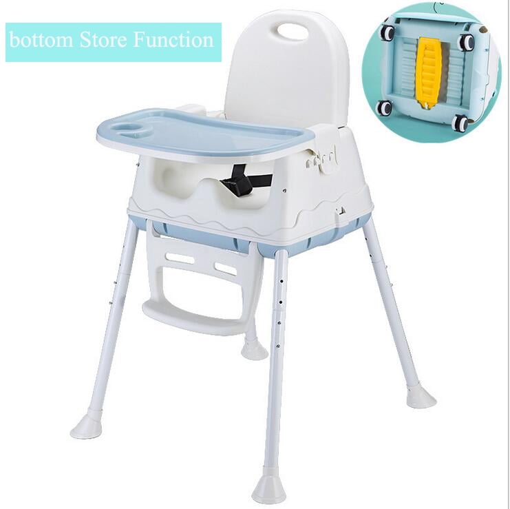 MultiFunctional Eat & Grow Convertible High Chair, 3in1 Convertible High Chair, Foldable