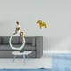 thumbnail image 2 of Figura abstracta de una campesina y escultura de un caballo Dala sueco. Ideal para estantería, mesa de dormitorio de mesa. Estatua versátil p, 2 of 8