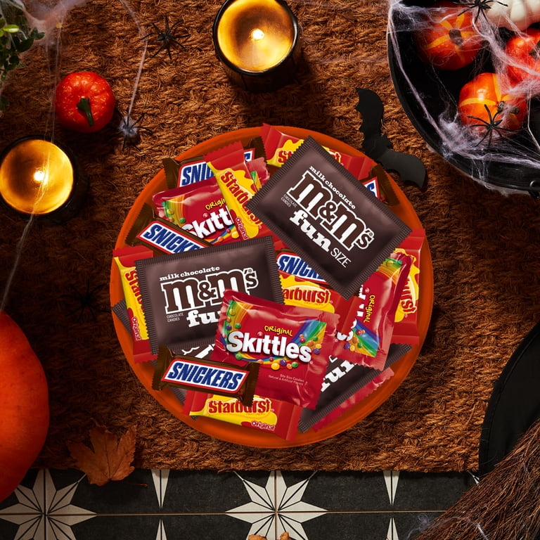Mars Mixed M&M'S, Snickers Chocolate, Starburst, Skittles Fruit