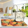 thumbnail image 5 of Yayeee Dish Drying Mat for Kitchen Counter 16"x18" Microfiber Absorbent Pad, Colorful Leaves, 5 of 7