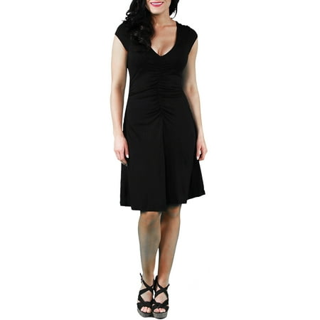 - Women's Shirred Front Dress