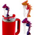 thumbnail image 1 of Tapa de pajita MITCHENIFY Dragon Silicone Stanley 30 y 40 oz, 1 of 6