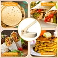 thumbnail image 2 of 6-Inch Tiny Wooden Tortilla Press, Bamboo Tortilla Maker for Children, Mexican Tortilla Maker, Perfect for Homemade Tacos, Wraps, Small Meals, and Portion Control, Ideal for Reducing Food Waste, 2 of 7