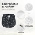 thumbnail image 4 of Daiia Wireless Antenna Icon Pattern Women's 2 in 1 Running Shorts - Lightweight Athletic Workout Gym Yoga Shorts Liner with Phone Pockets-Small, 4 of 7