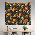 thumbnail image 2 of Disketp Halloween Skull Tapestry 60x51 InchesTapestry for Living Room Bedroom Home, 2 of 6
