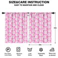 thumbnail image 2 of Blackout Kids Curtains,Pink Baseballs Pattern Childrens Insulated Curtains Set Of 2,Bedroom Essentials,Toddler Room Decor 42"x54", 2 of 5
