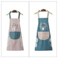 thumbnail image 6 of BETTERLIFE Kitchen Waterproof Apron Oil Proof Wreath Rabbit Nail Shop Baking G8E4 ]✫ Q8U6, 6 of 8