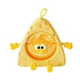 thumbnail image 2 of Cute Cartoon Small Desk Fan,Portable Mini Fan USB Powered, 3 Speed Adjustable Quiet Table Fan for Dorm Bedroom Office Outdoor Use(Yellow), 2 of 8