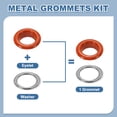 thumbnail image 3 of Uxcell 110 Pcs Grommets Eyelets with Washers 3/8" Grommets Kit Orange, 3 of 7