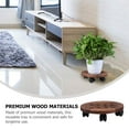 thumbnail image 6 of Milisten Flowerpot Universal Wheel Flower Pot Tray Plant Pot Holder with Wheels 30X30CM, 6 of 8