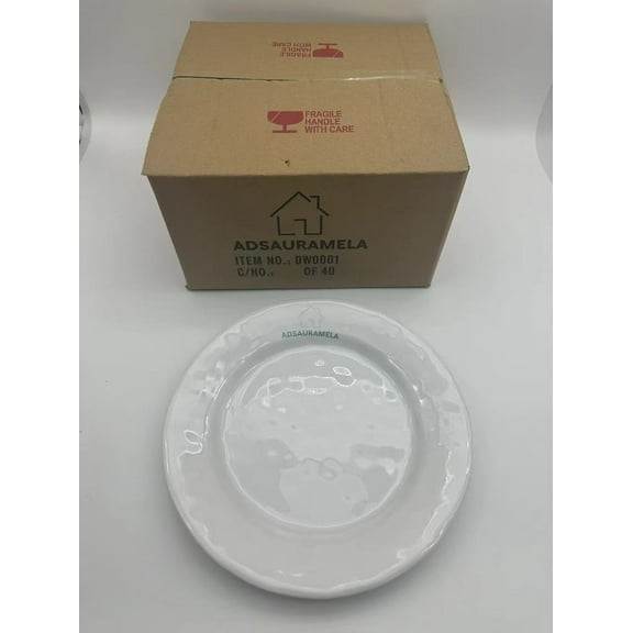 ADSAURAMELA 2 Pieces Porcelain Dinnerware Set, Modern White Dish Set for 1, Premium Serving Plates and Bowls Sets, Chip and Scratch Resistant Dishware Sets Kitchen Dishes Dining Ware Set