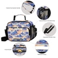 thumbnail image 4 of Palm Trees Rivers Mountains Insulated Lunch Bag Portable Cooler Bag Mommy Bag Large Capacity 6L, 4 of 9