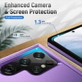 thumbnail image 2 of Full Body Protective Phone Case for Galaxy S22 Ultra Case 5G, Heavy Duty Shockproof Cover Samsung Galaxy S22 Ultra Case [Dual Layer][Hard PC Back],Built in Finger Ring Stable Magnetic Ring Kickstand, 2 of 8
