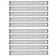 thumbnail image 1 of 10piezas 15cm 6 Pulgadas Regla de Metal Inoxidable Herramienta de Medicion, 1 of 5