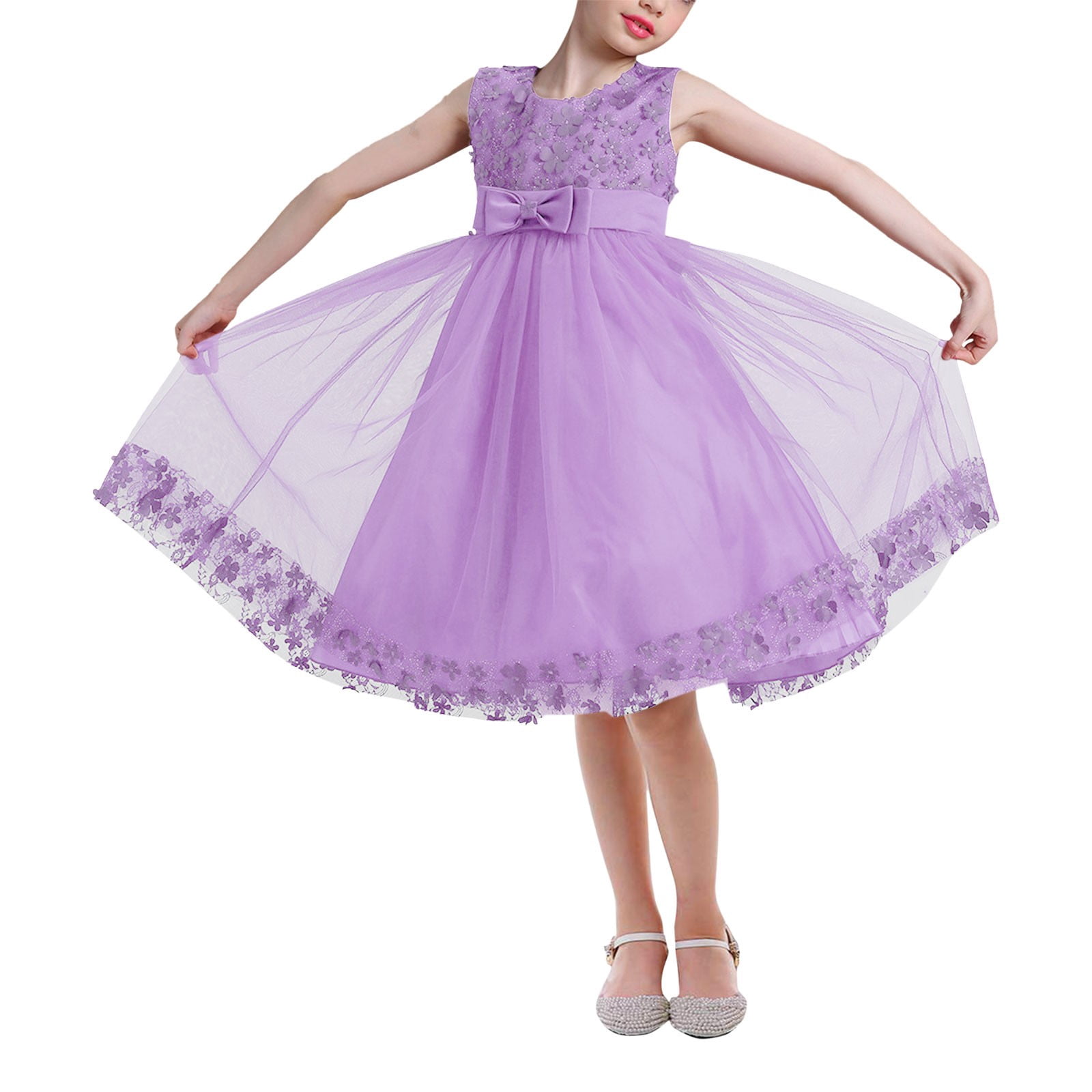 RIJOPUTY Winter Maxi Dress a Line Dress Christmas Outfits for Toddler Girls Toddler Girl Winter Clothes Winter for Baby Girl 2t Girls Clothes Fall/ Winter New Baby Gift Christmas Clothes 6 Month