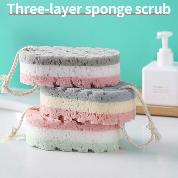 BETTERLIFE Puff Body Sponge Soft Exfoliating Scrub Dead Skin Remover Sponge Lot N9 U4O0