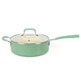 thumbnail image 4 of Martha Stewart Kitchen 4.5 Quart Nonstick Ceramic Saute Fry Pan with Lid, 4 of 13