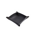 thumbnail image 3 of Leather Tray Foldable Table Catchall Storage Box Jewelry Key Coin Top Organizer, 3 of 5