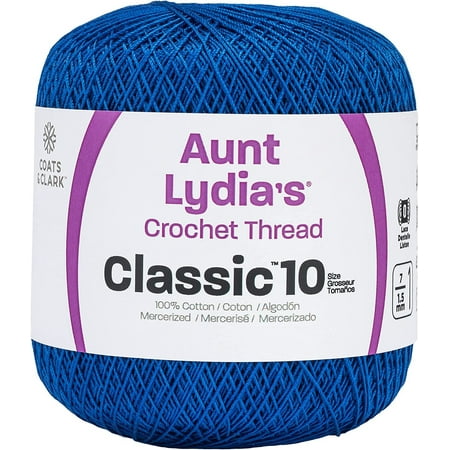 UPC: 0073650907951 | Aunt Lydia s Classic Crochet Thread Size 10-Dark Royal