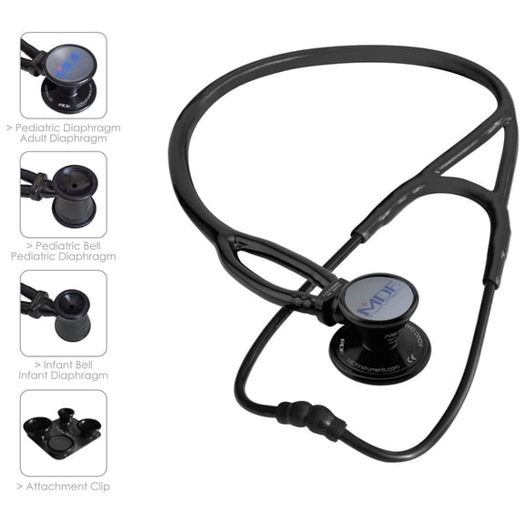 MDF ProCardial ERA Stethoscope, MDF797X, OS, BlackOut