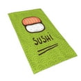 thumbnail image 2 of Sigee Fresh Sushi Print Superfine Fiber Towel Soft, Absorbent, Essential for Home and Travel ,Bath Sheets Bathroom Hand Towel 27.5x16 inches, 2 of 8