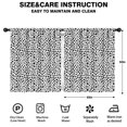 thumbnail image 2 of Blackout Kids Curtains,Dalmatian Spots Black Pattern Children's Insulated Curtains Set Of 2,Bedroom Essentials,Toddler Room Decor 52"x63", 2 of 5