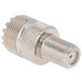 thumbnail image 2 of 2pcs F Female Plug to UHF PL-259 Female Jack RF Coaxial Adapter Cable Connector, 2 of 5