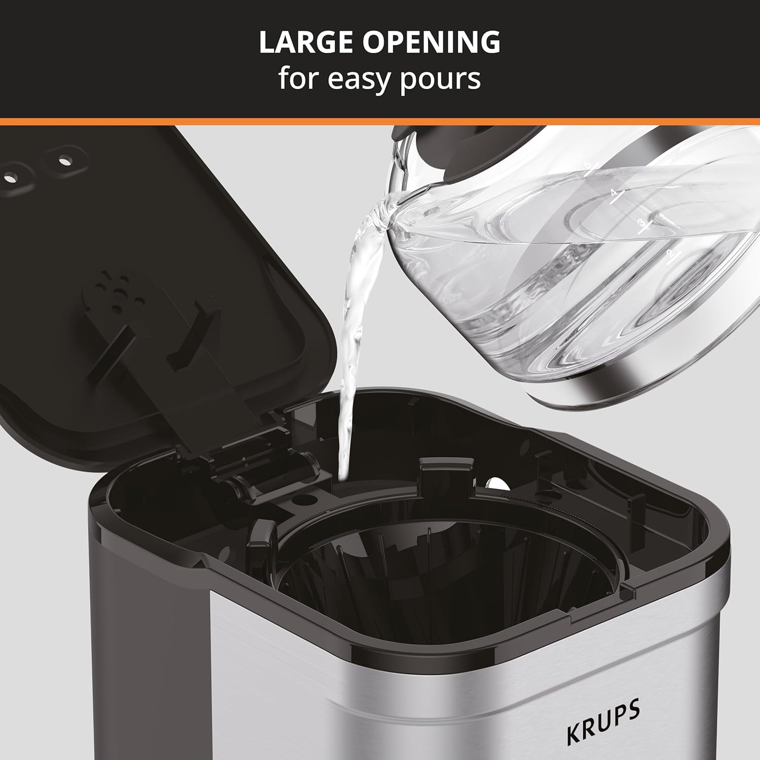 Simply Brew Compact 5 Cup Coffee Maker: Stainless Steel Design, Pause & Brew, Keep Warm, Reusable Filter, Drip-Free Carafe