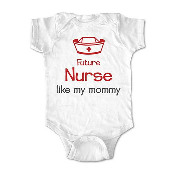 Future Nurse like my Mommy - wallsparks cute & funny Brand - baby one piece bodysuit - Great baby shower gift!